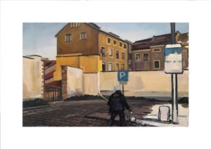 Bronxer, 2021, Öl auf Leinwand, oil on canvas, 60 x 80 cm