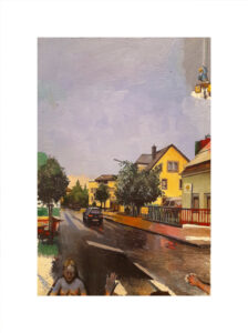 Papa Benz, 2023, Öl auf Leinwand, oil on canvas, 61 x 82 cm